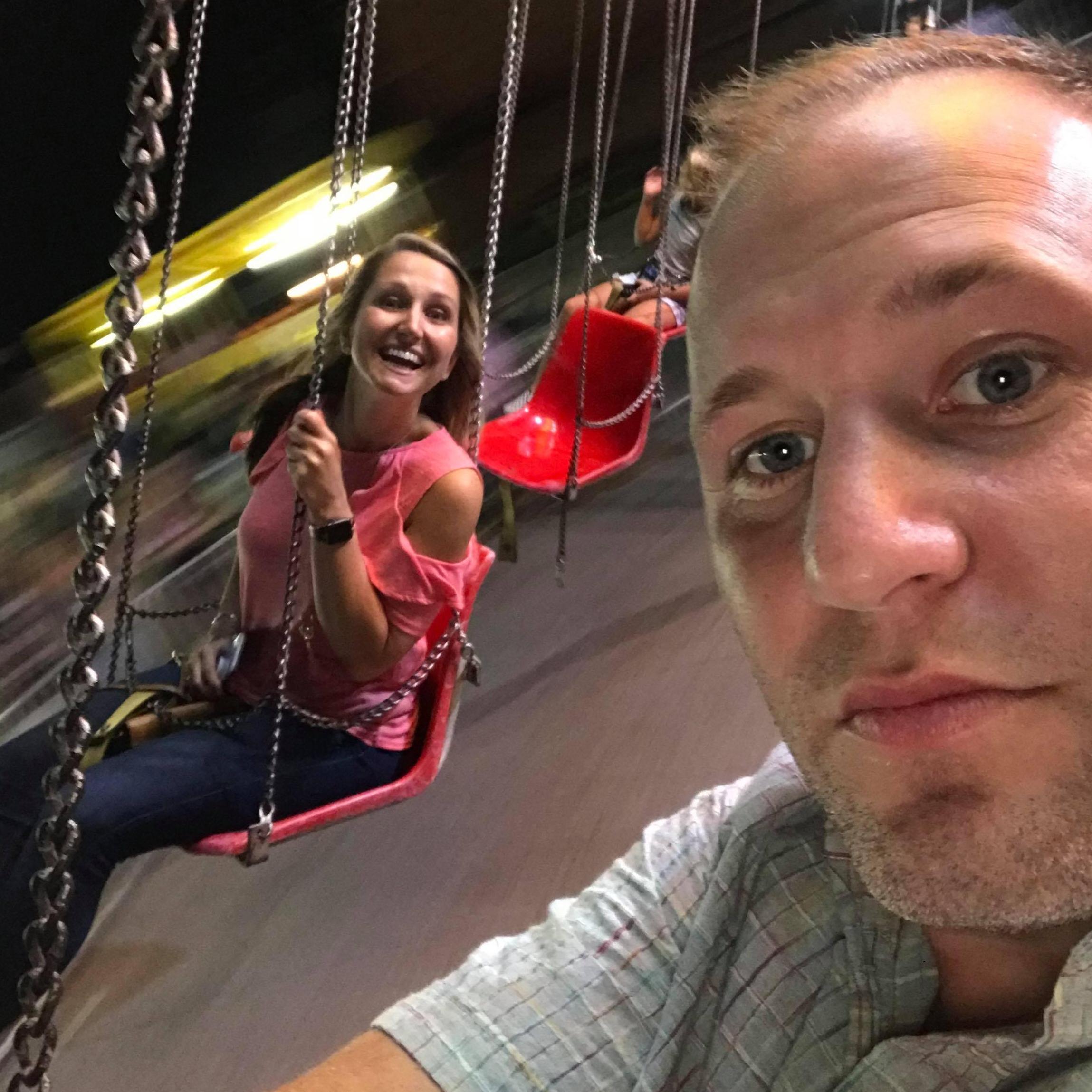 Beaverdale Fall Fest.. just 5 days before we got engaged!
