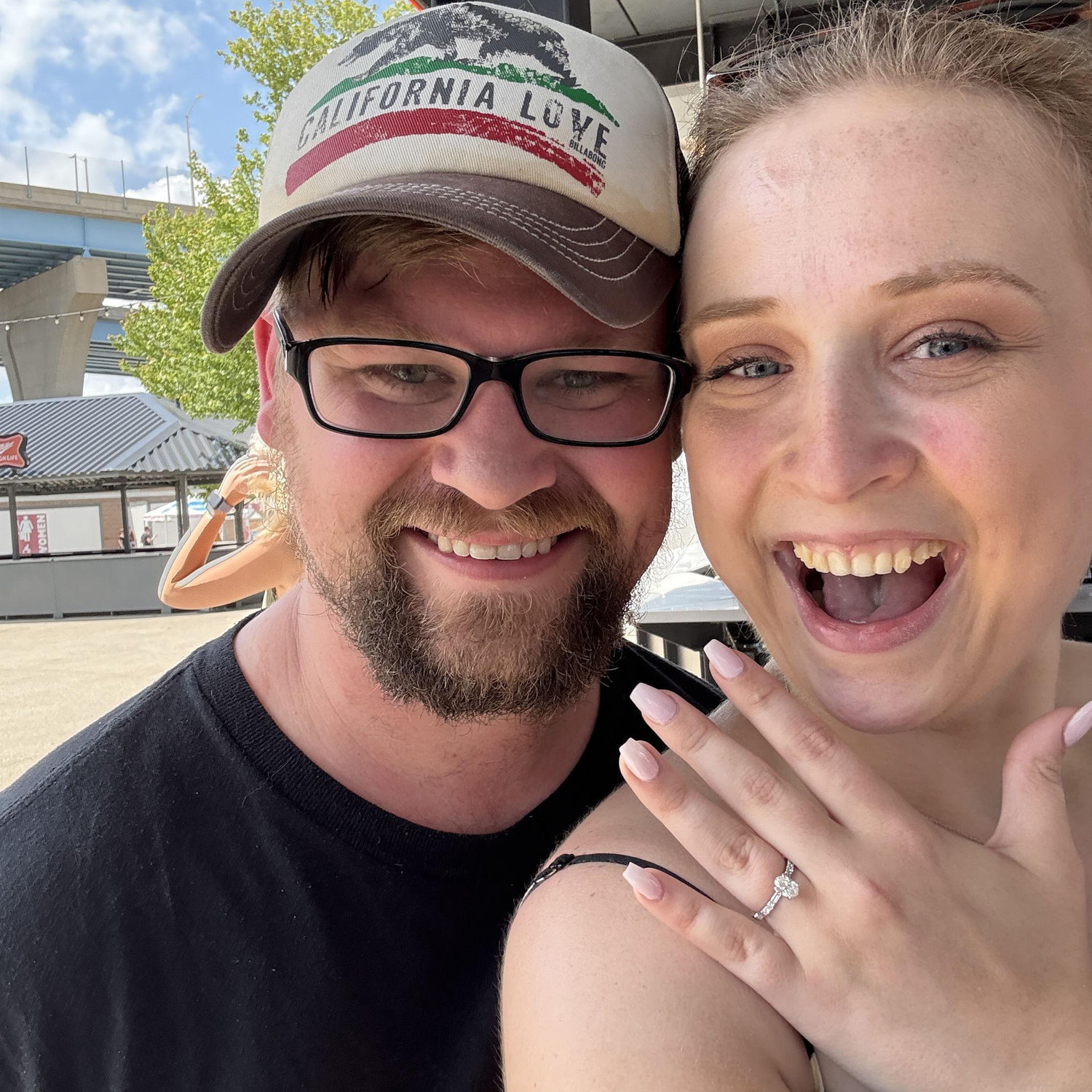 Engaged and never happier!