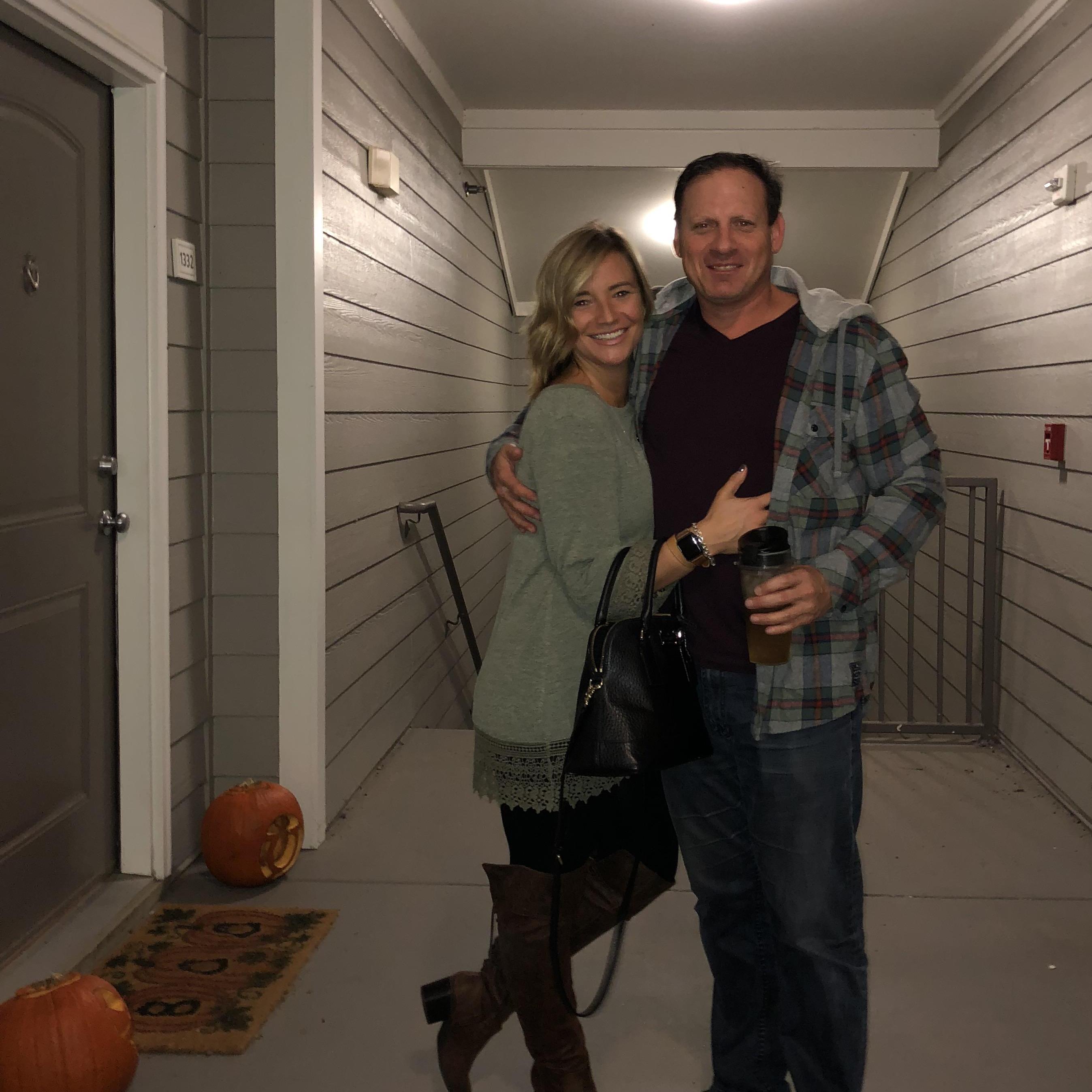 Columbia, SC  (Our first photo together)