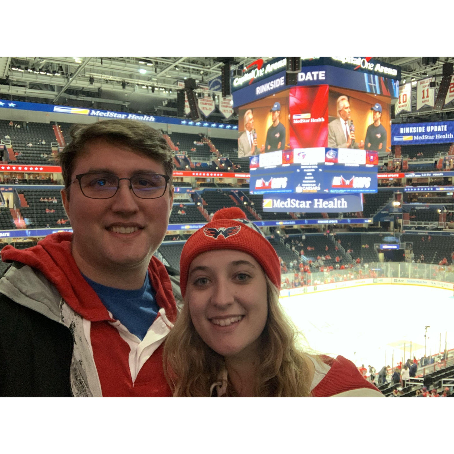 Never thought Josh would be a hockey fan, did ya?