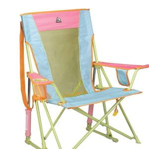 GCI Outdoor Comfort Pro Rocker Camping Chair | Portable Folding Rocking Chair with Durable Armrests & Drink Holder — Sweet Tea
