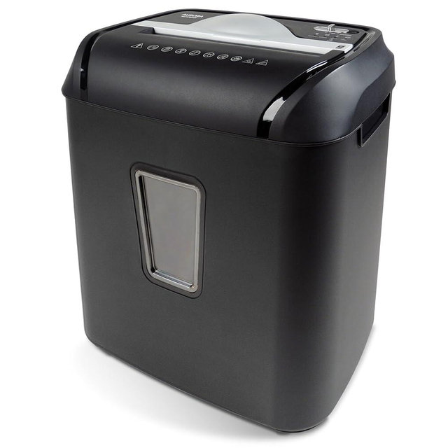 Aurora AU1208XE Anti-Jam 12-Sheet Crosscut Paper/Credit Card Shredder with 4.8 Gallon Wastebasket