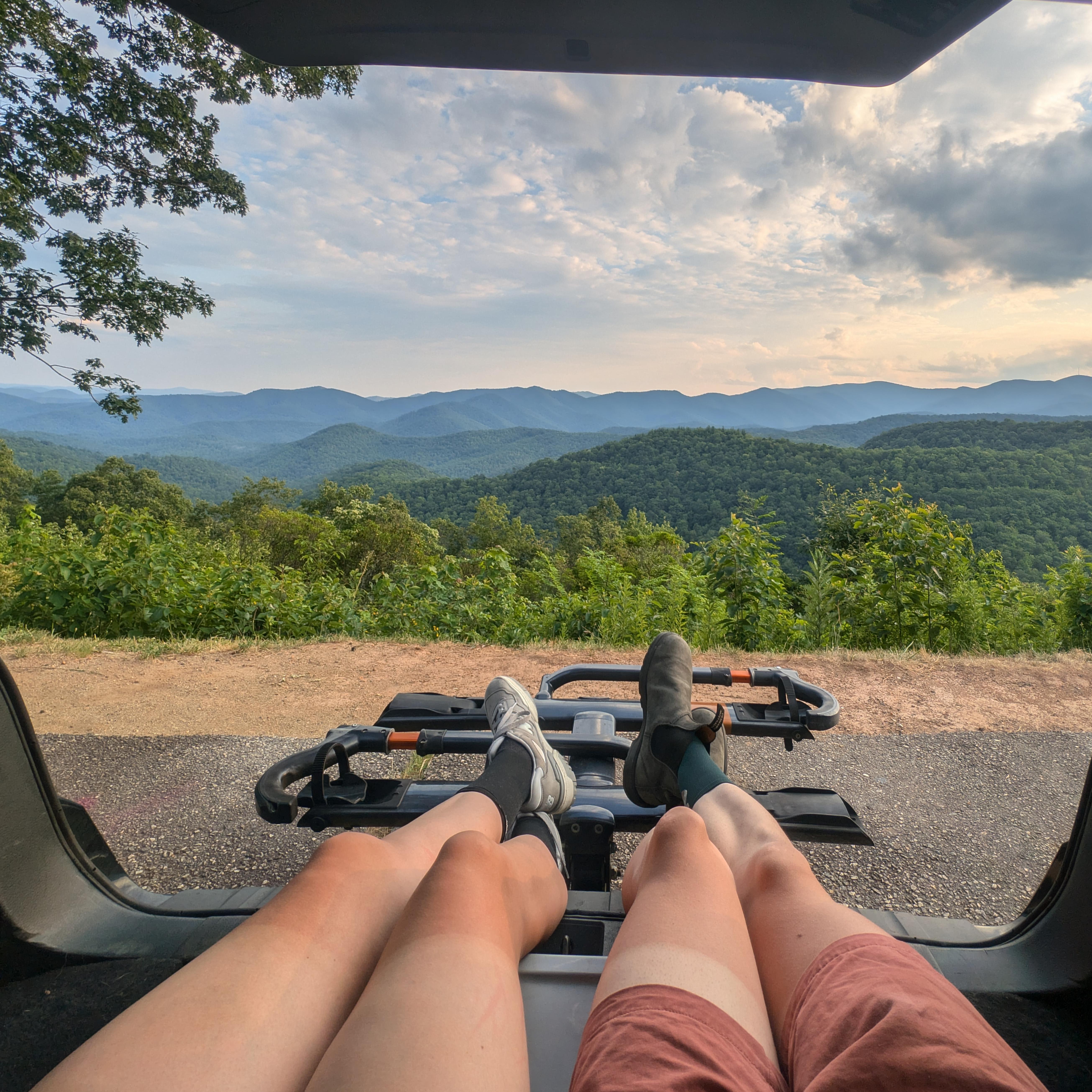 Hanging out on the Blue Ridge Parkway. Summer 2024.
