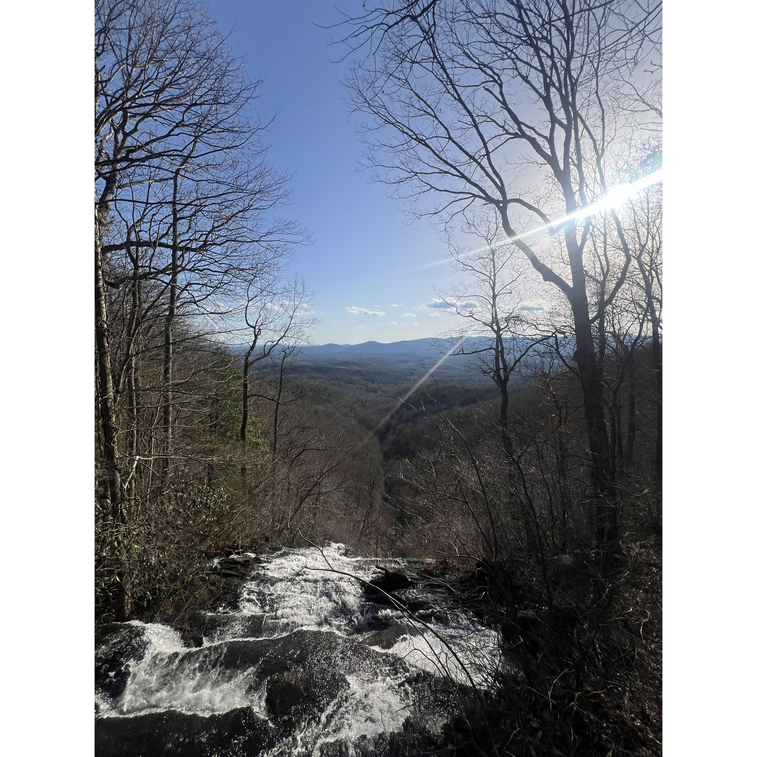 Amicalola falls, our date outside of the gym!