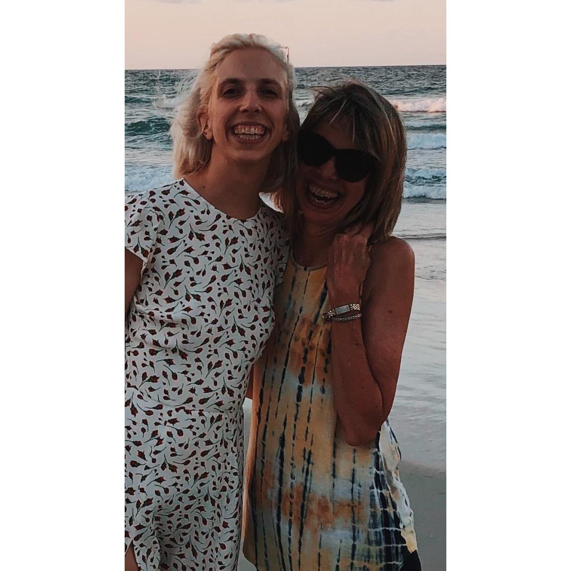 Here's Alli with her Mom! This was taken at the beach while Chandler and Alli had secretly started dating. Shortly after they brought her home, Chandler asked Alli's parents permission to date her.