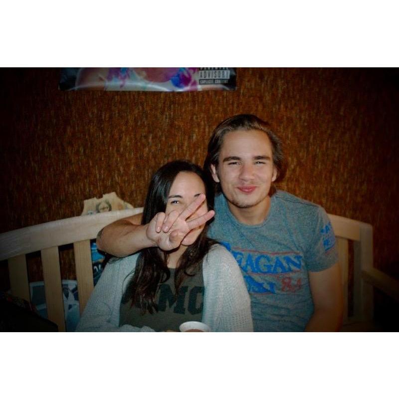 This is our first photo together, taken by the one and only Neil McCarthy (Micah's best man)