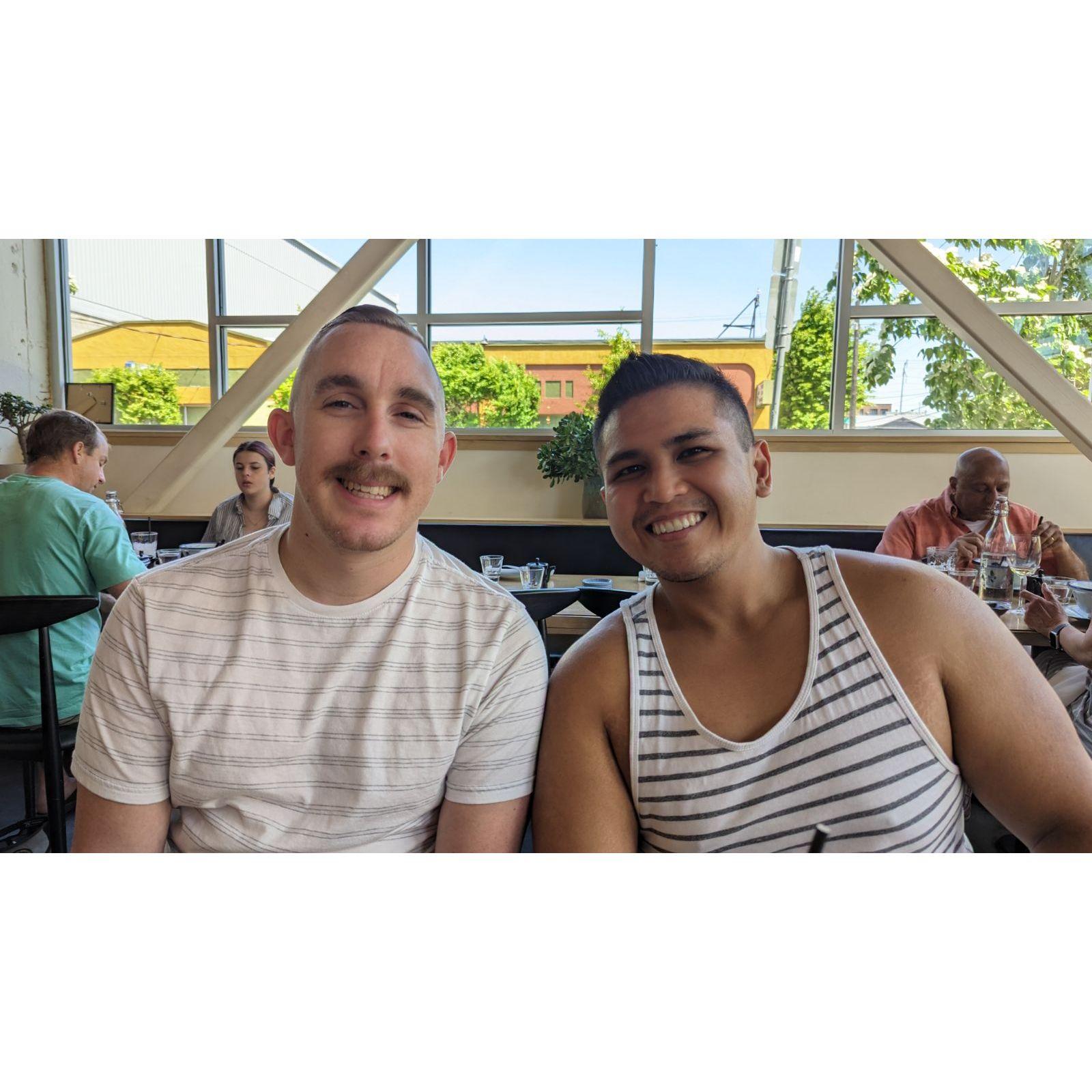 Great food with good friends!