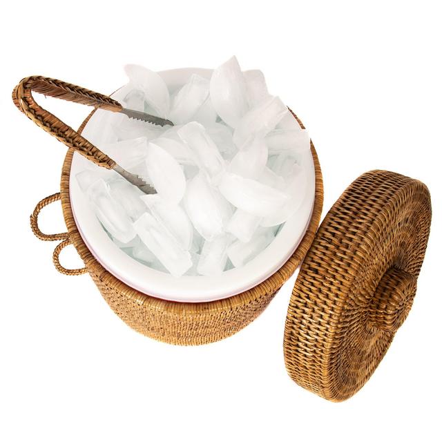 Ice Bucket with Tongs