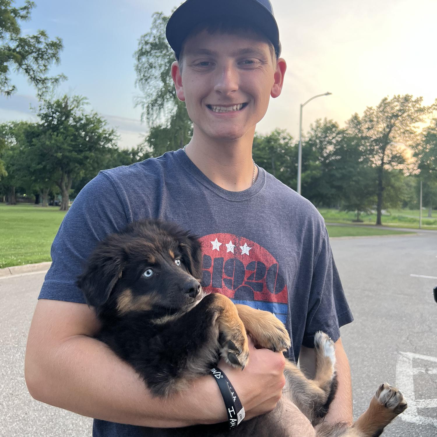The day we got our first puppy, Maui!!