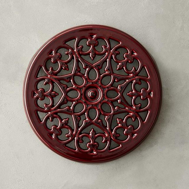 Staub Enameled Cast Iron Trivet, Grenadine