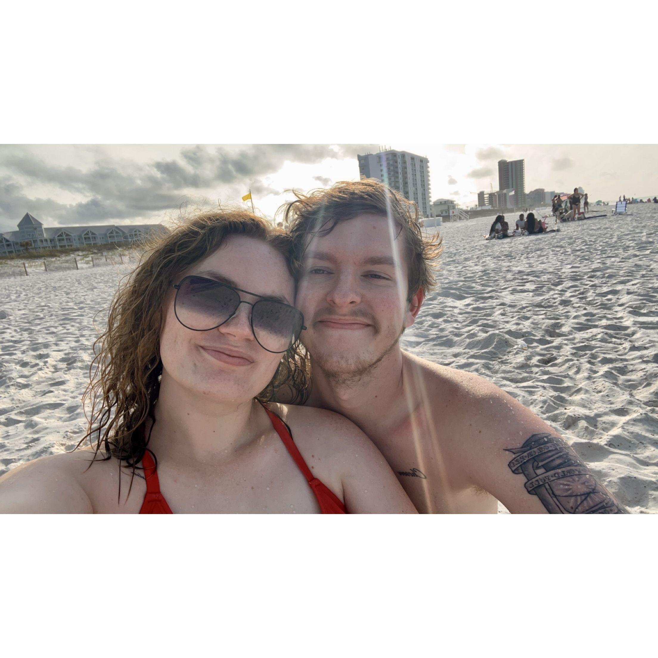 5.5.24 - Our first of a couple beach trips that summer
