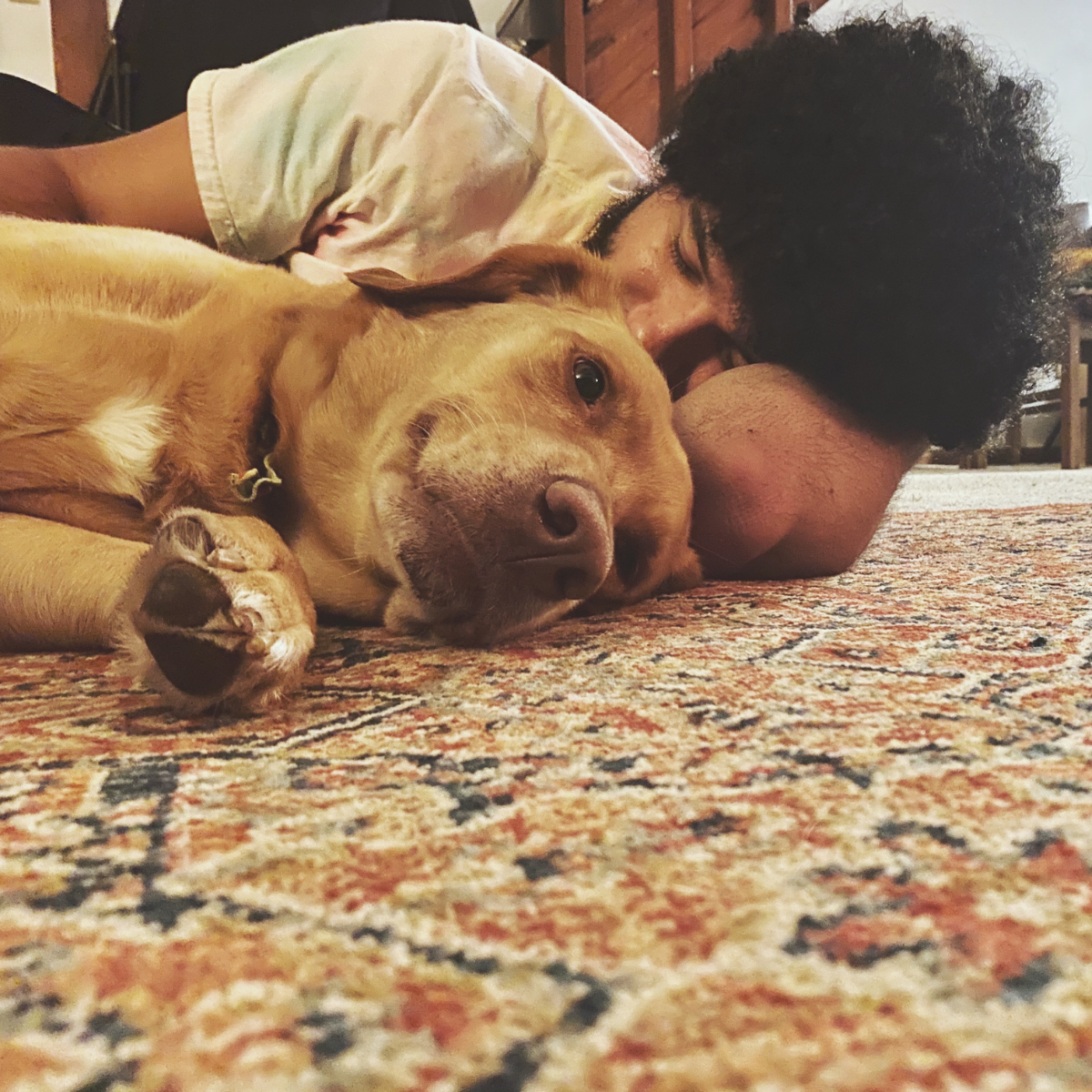 Hannah took this photo of Daisy and I just a few days after we moved into the town house! I had no idea how much I would even love her!