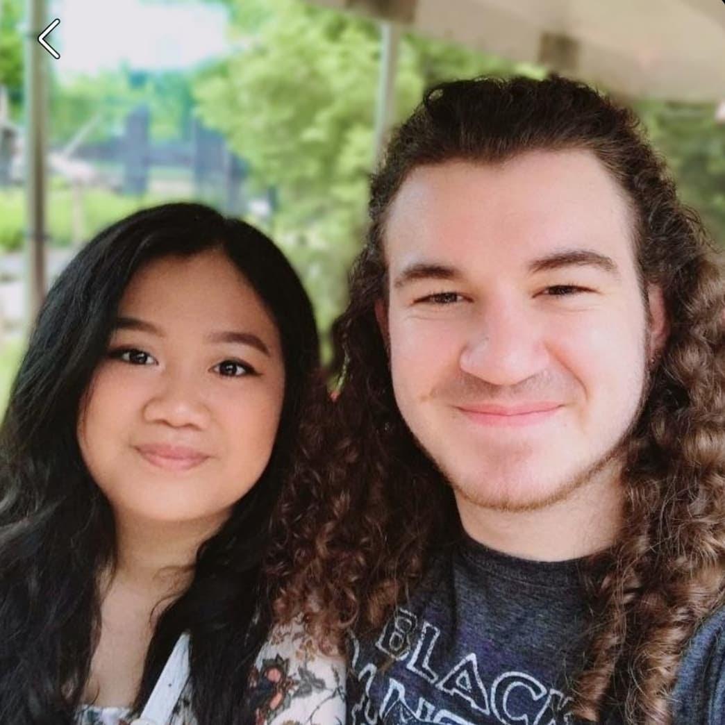 Our 1 year anniversary. We celebrated at the Potawatomi Zoo.