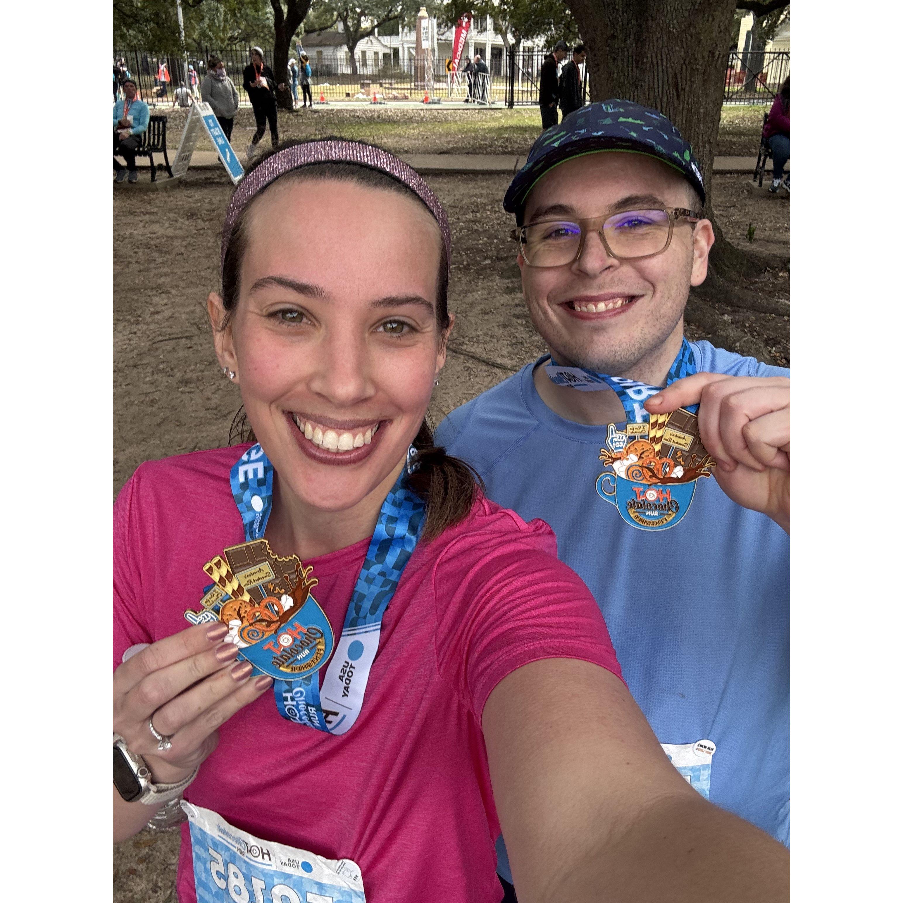 Finished the Hot Chocolate 15K
