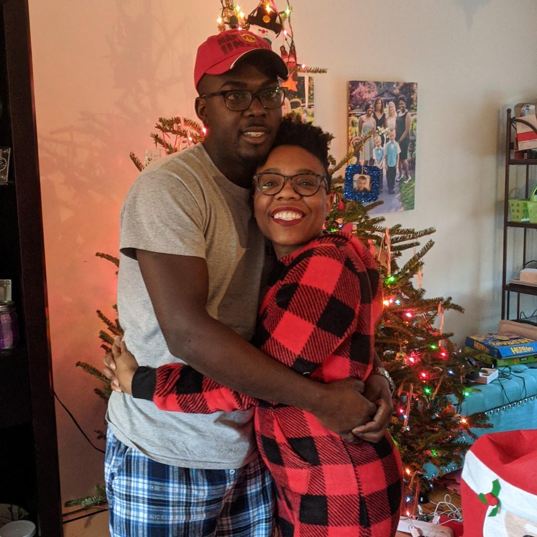 1st Christmas at Monet's mother house.