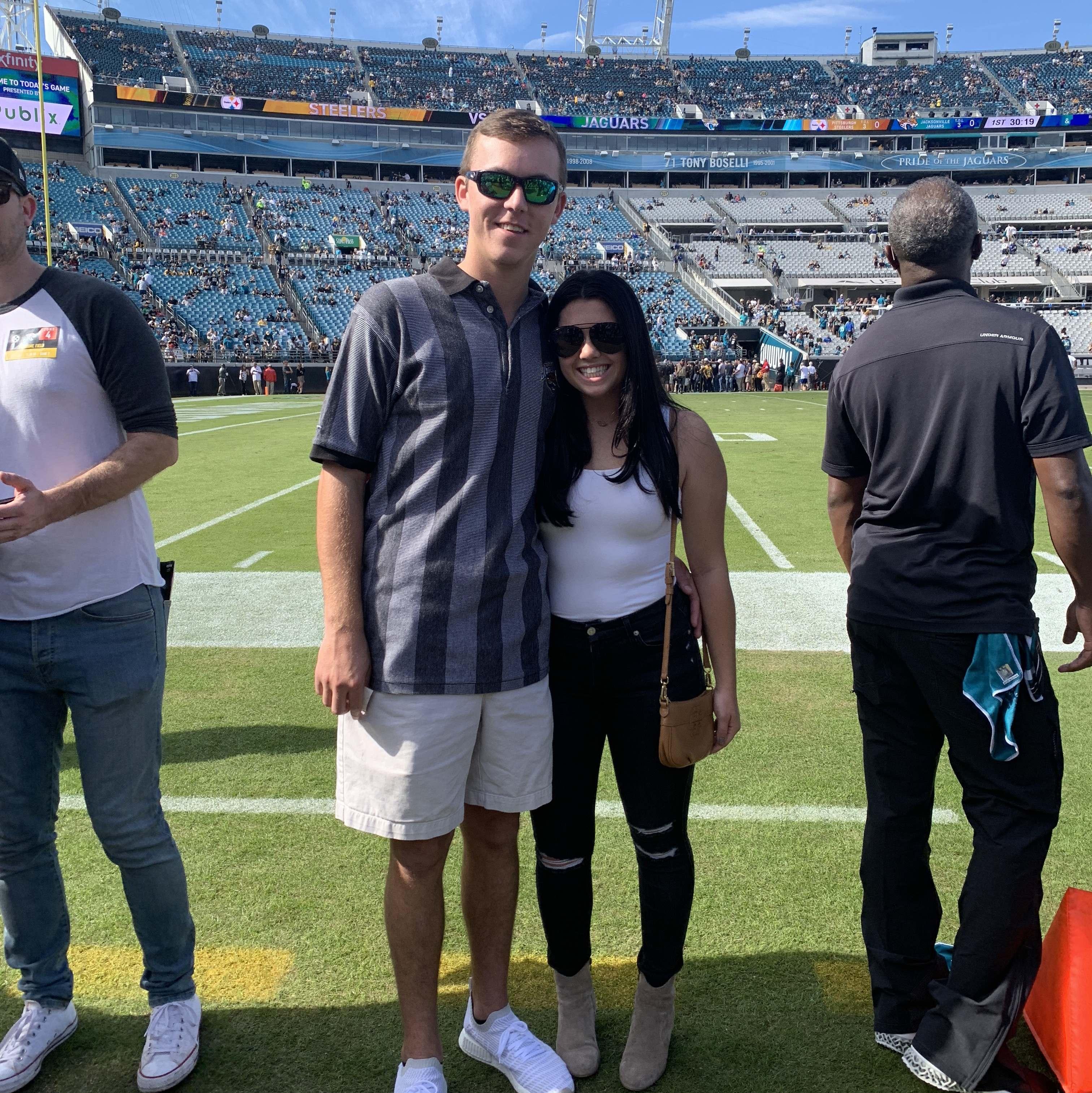 2018: Jaguars football game!