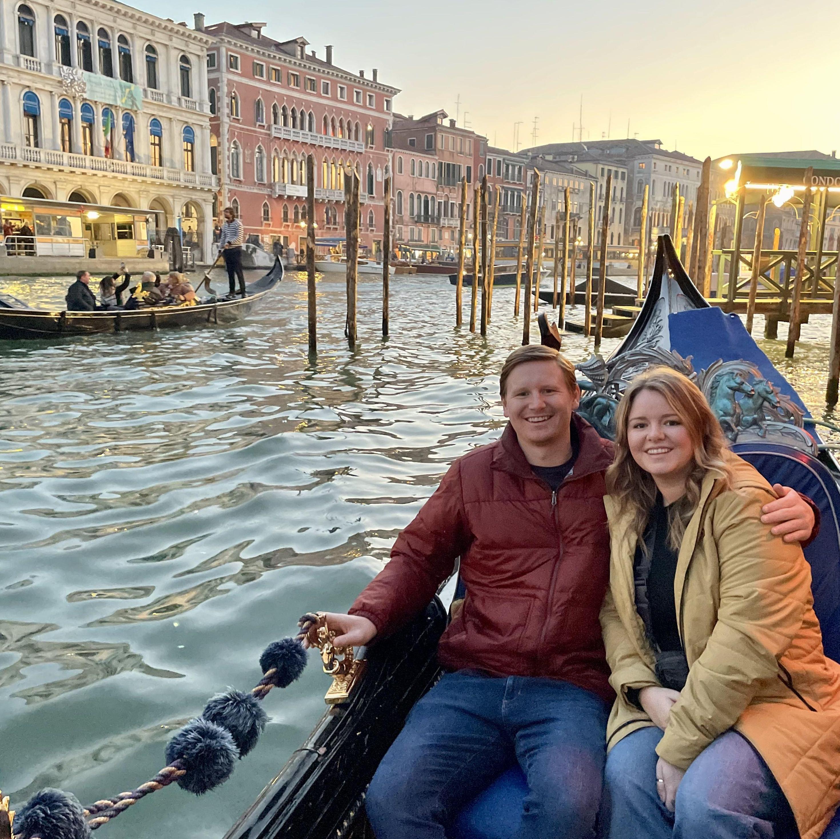 Gondola ride in Venice, Italy