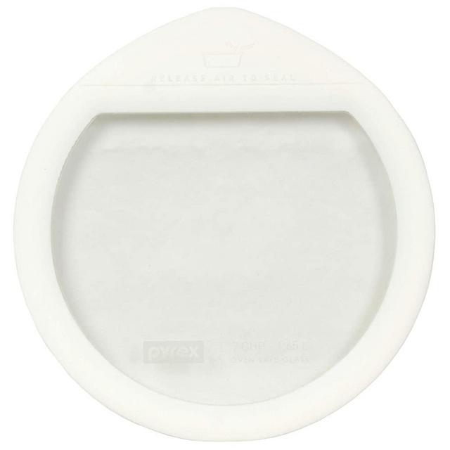 Pyrex Ultimate OV-7402 White Round Glass Storage Lid
