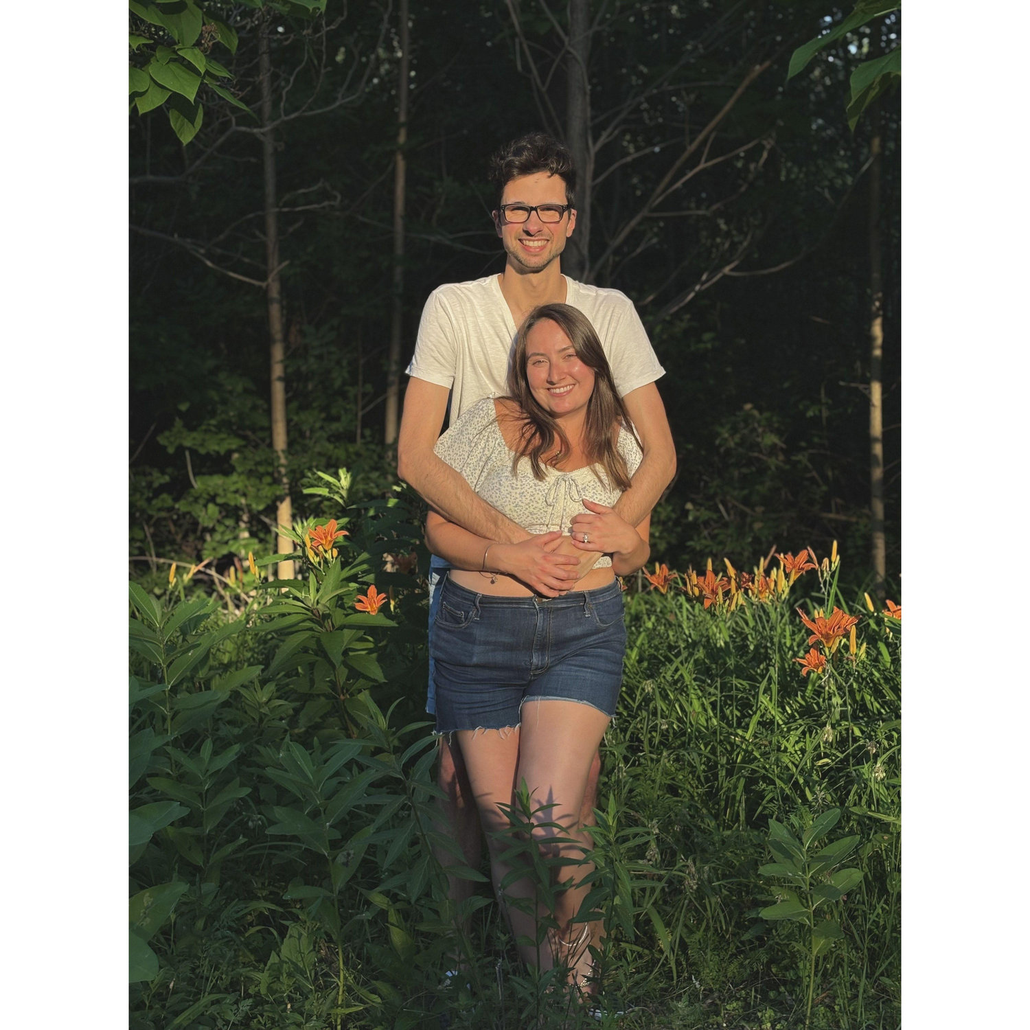 This photo cost us 37 mosquito bites