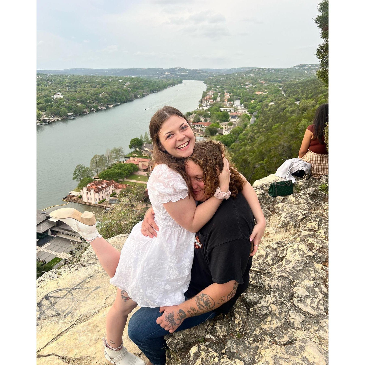 At Mt Bunnell after Seth proposed