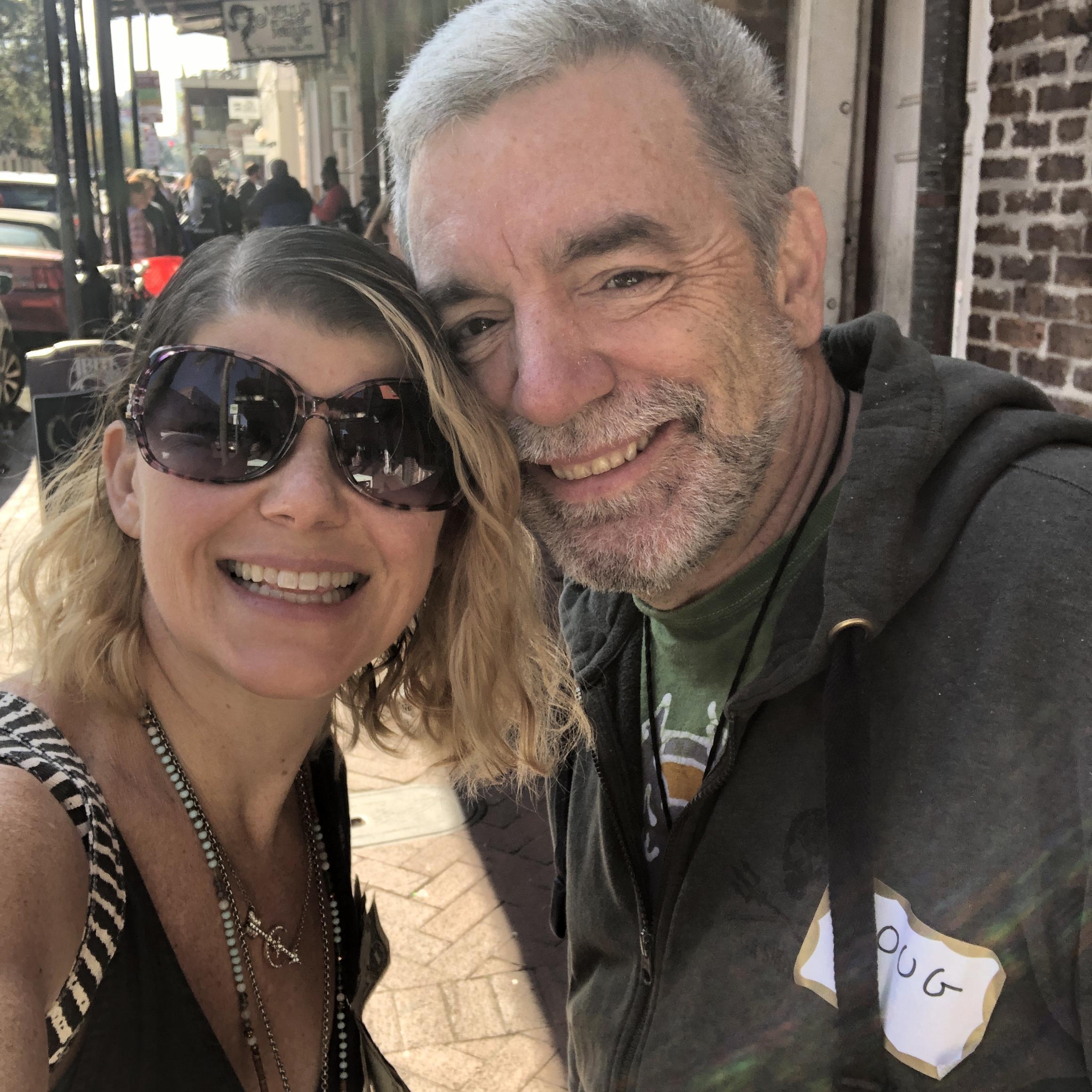 Recent trip to New Orleans for Deb's birthday and Doug's drum clinic where we both got Covid. LOL, not funny but true.