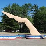 Warning!!! Giant Lady's Leg Sundial