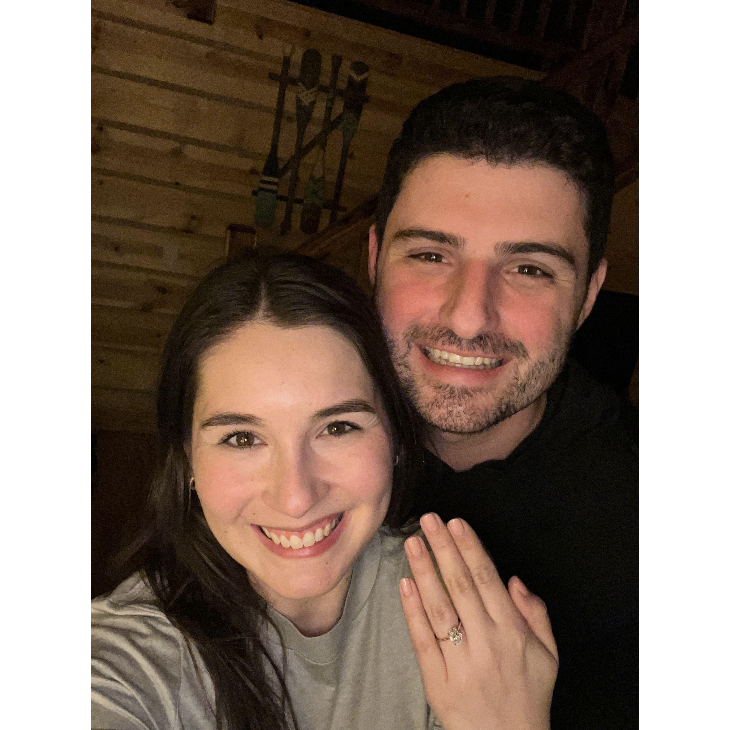 Allison said "Yes!" right before we took this pic!
April 2024