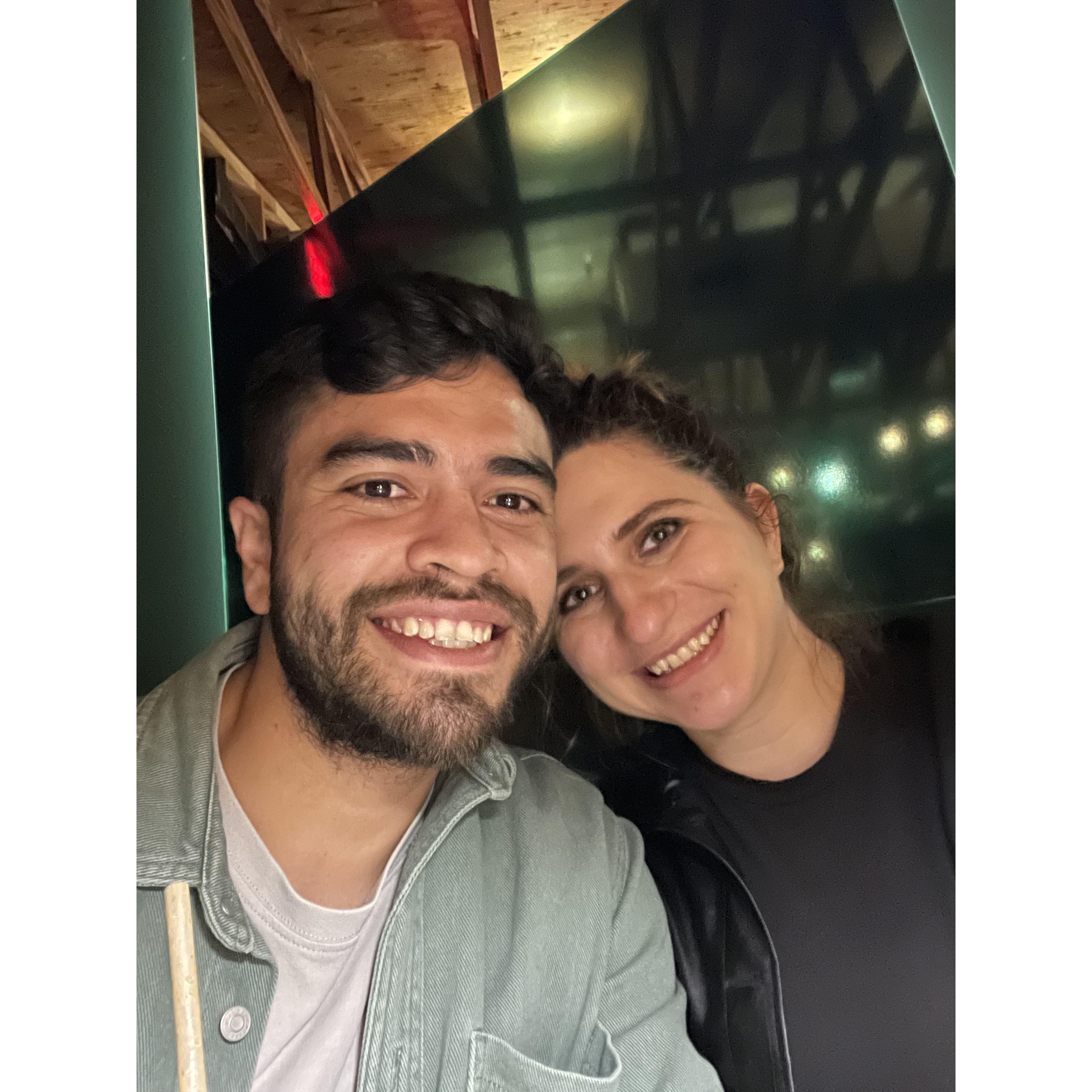 Date night at our favorite place (and future engagement spot!)