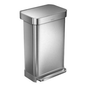 Simplehuman Liner Pocket Trash Can, 45L