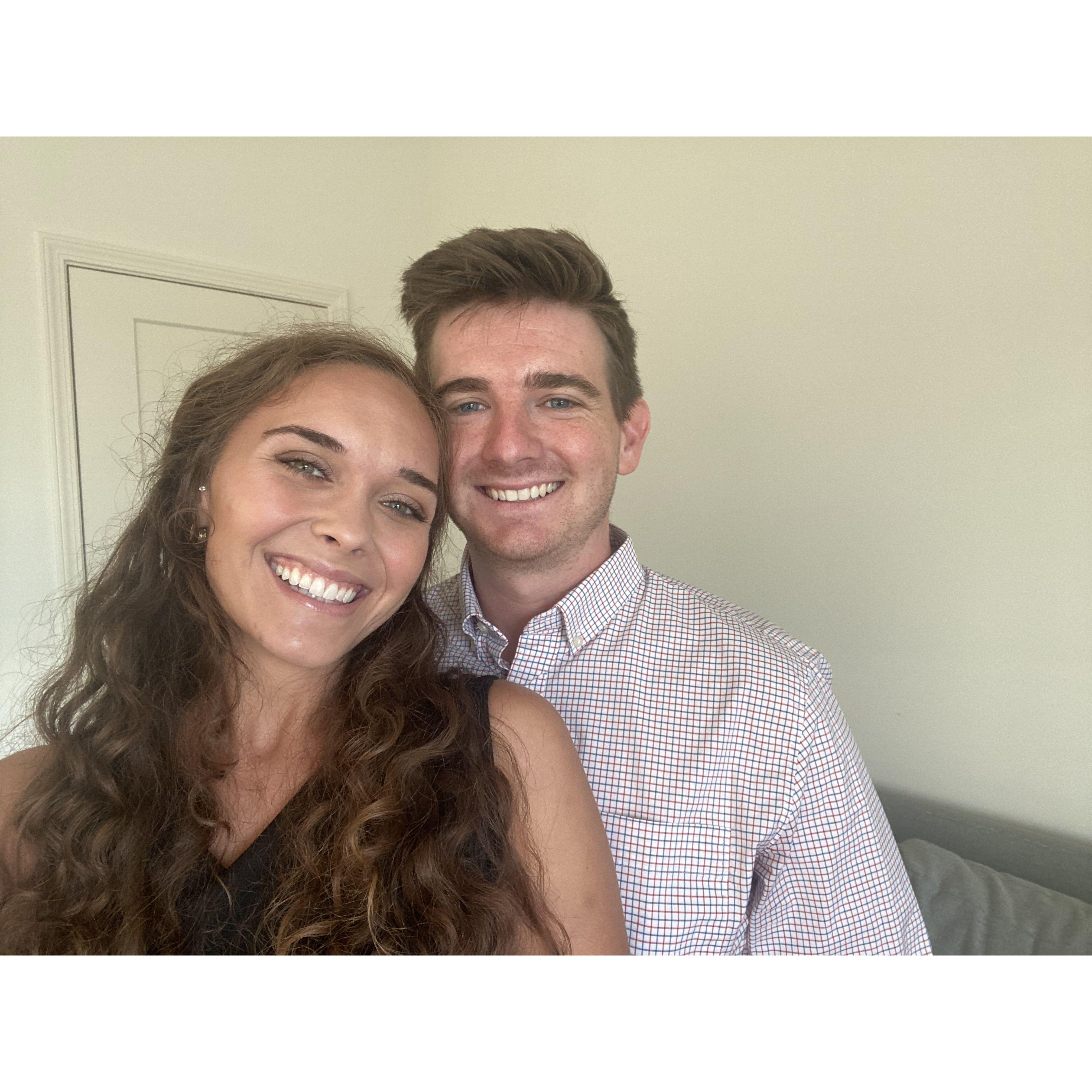 Our second dating anniversary not long after we moved in together!