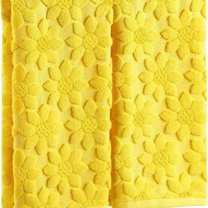 Quera 2 Pack Hand Towels Spring Summer Yellow Sunflower Farmhouse Cotton Bathroom Decorative Towels Set for Drying, Cleaning, Cooking, Holiday 13.7'' x 29.5''