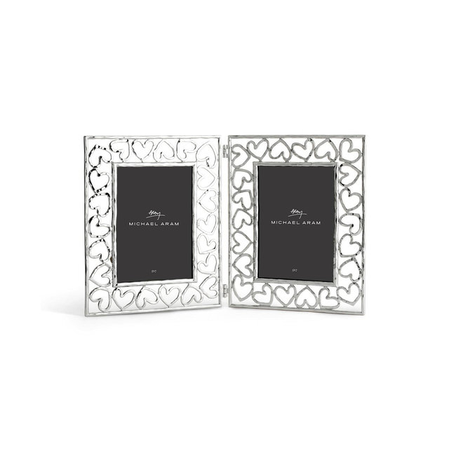 Michael Aram Double Heart Frame 5x7