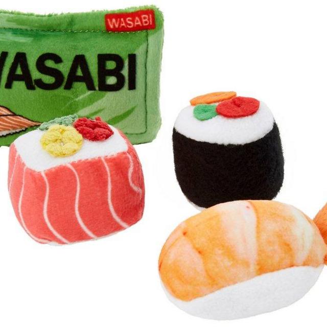 FRISCO Sushi Plush Cat Toy with Catnip, 4-count - Chewy.com