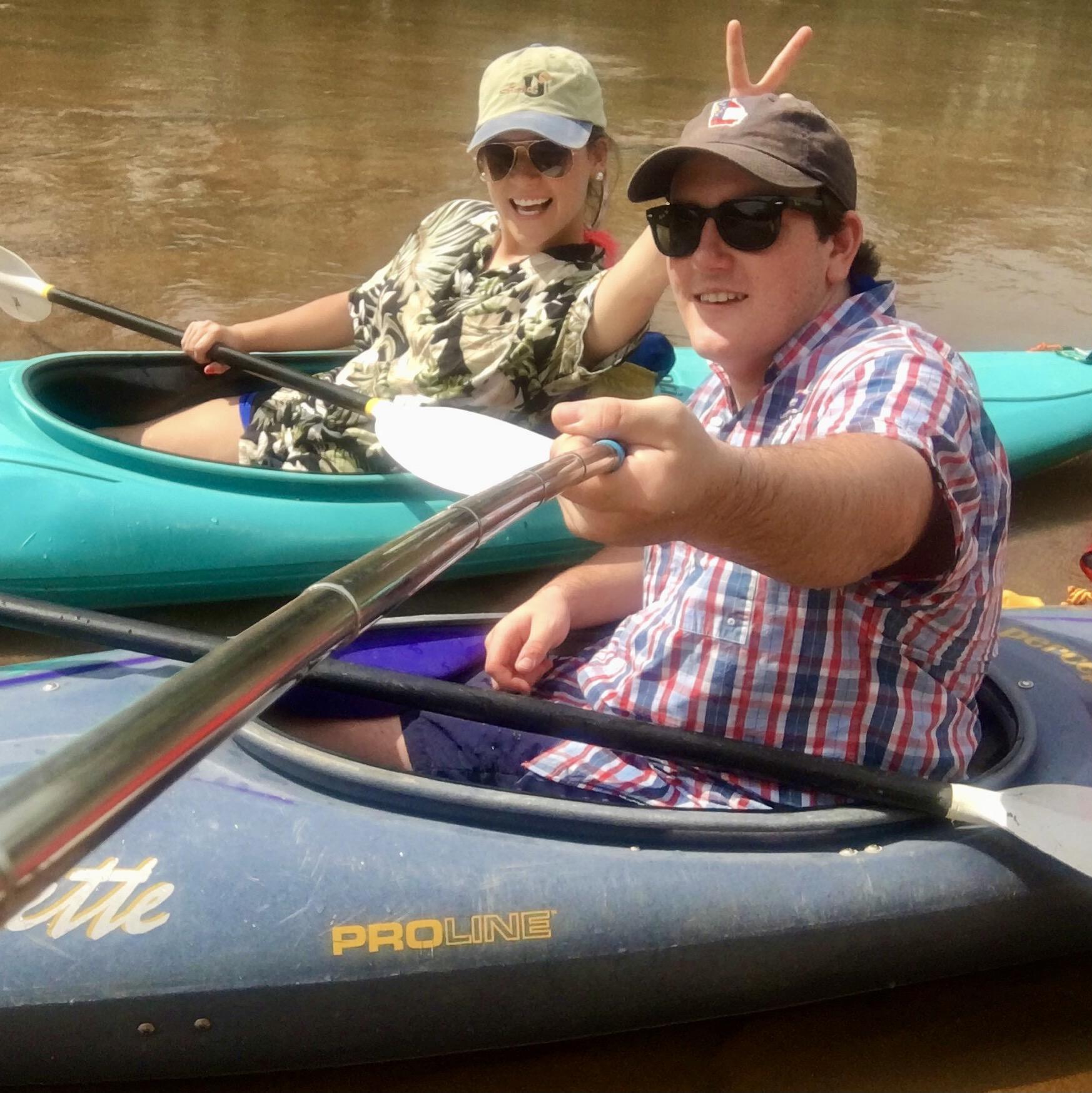 Kayaking down the Ocmulgee