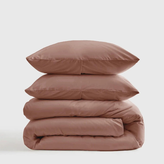 Classic Organic Percale Duvet Cover Set, King/Cal King