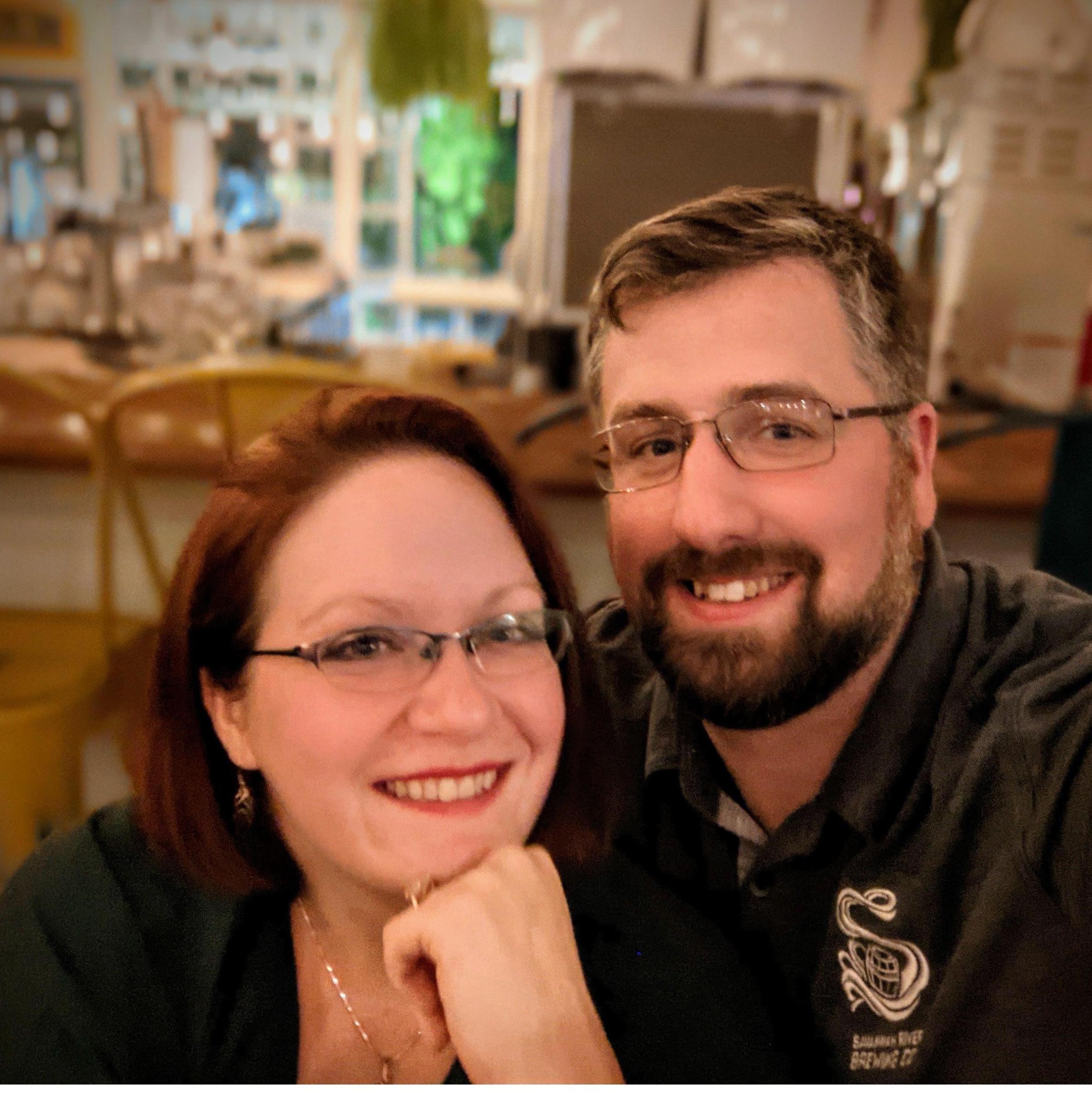 At a beer dinner for work
