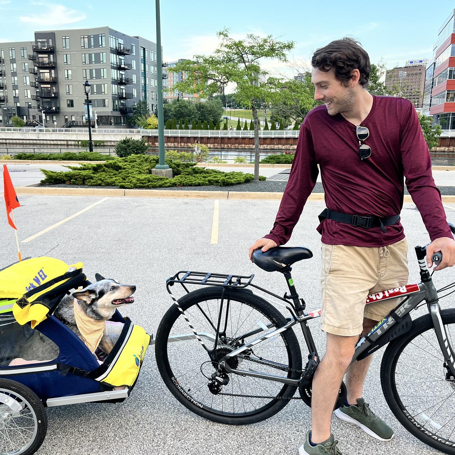 We love our bike rides with Gigi!