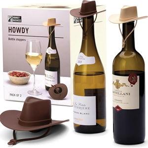 Monkey Business Howdy - 2-Pack Cowboy Hat Wine Stoppers