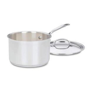 Cuisinart 7194-20 Chef's Classic Stainless 4-Quart Saucepan with Cover