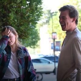 Filming a short film behind the scenes