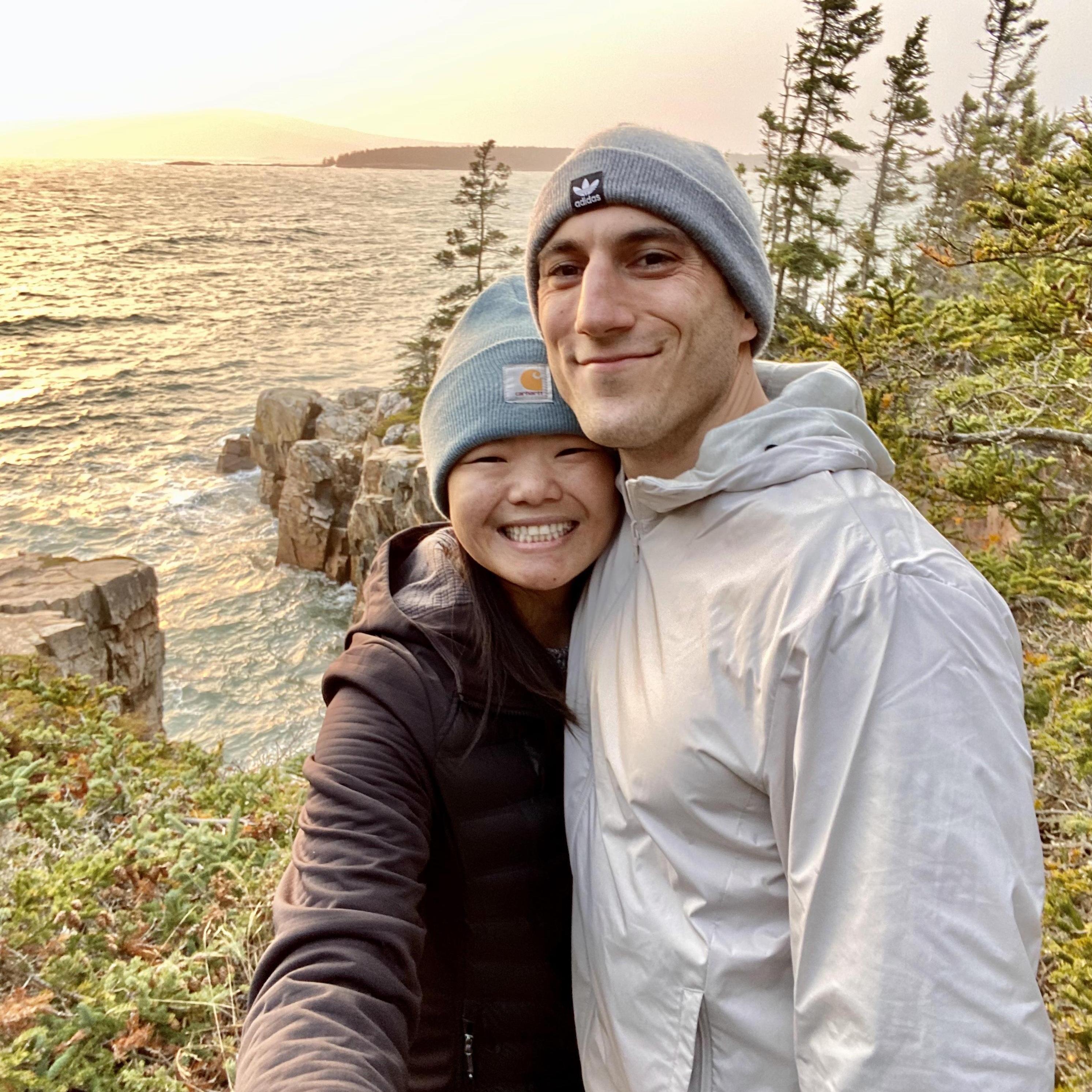 Sunset at our favorite spot, Raven's Nest @ Acadia National Park October 2020