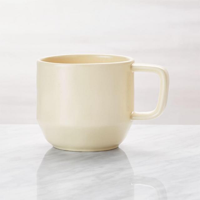 Visto Cream Stoneware Mug