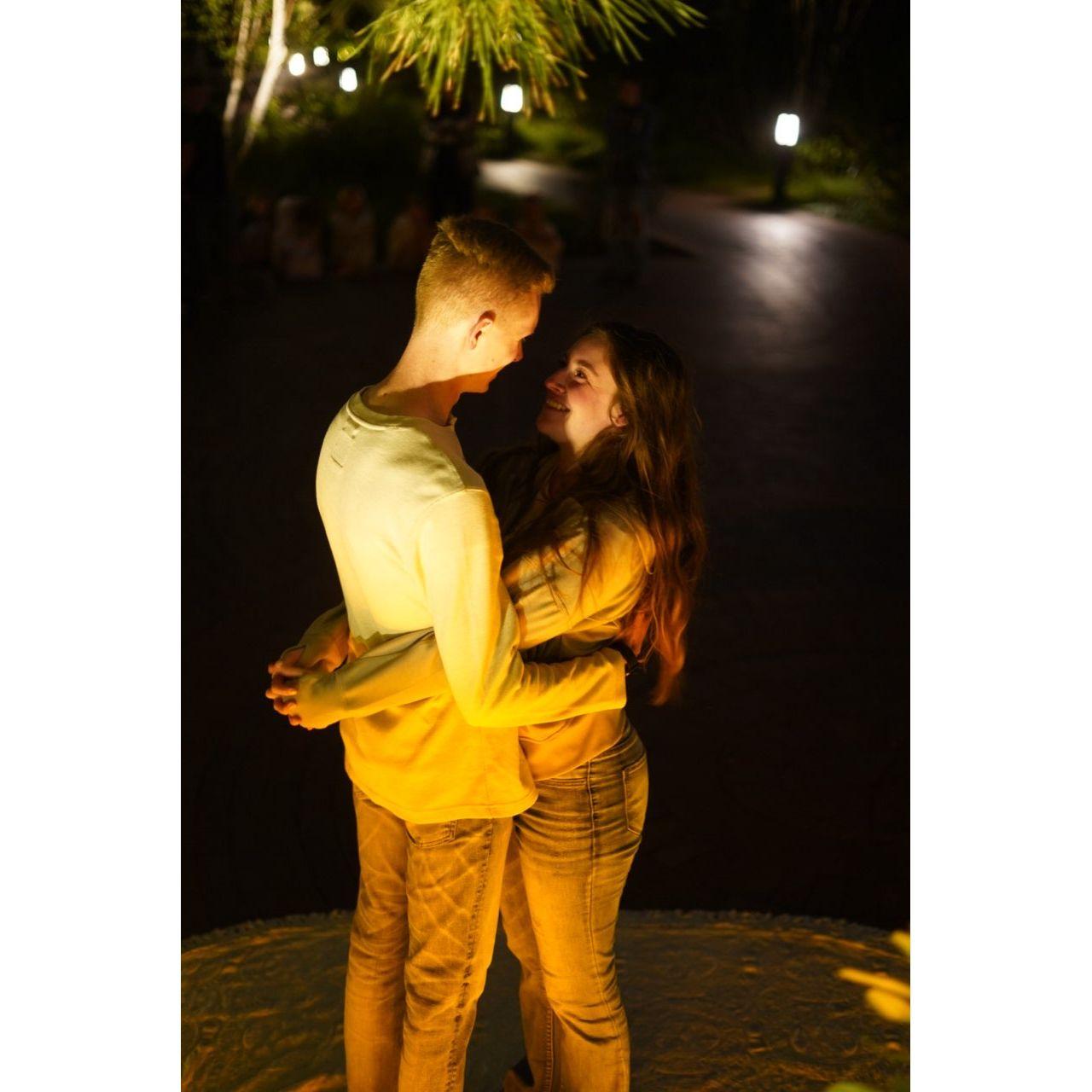 She said yes!