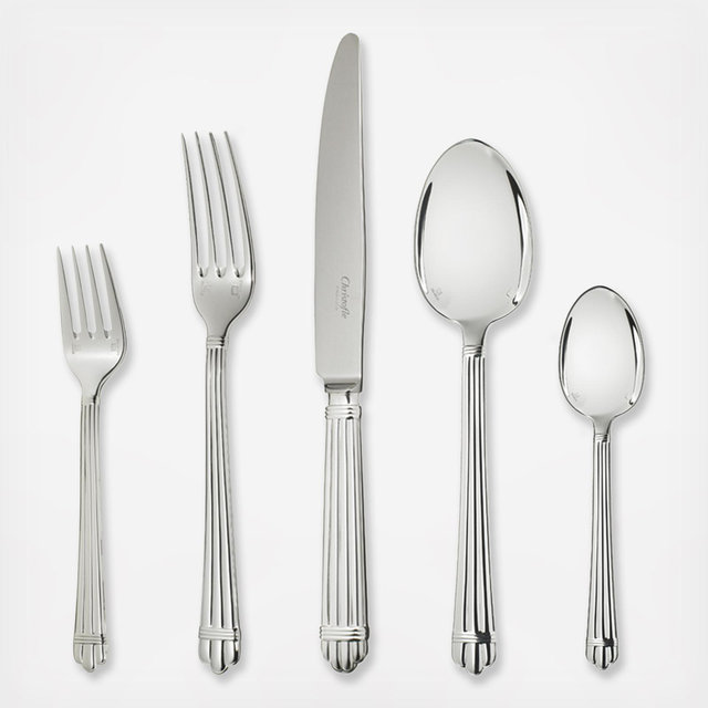 Christofle Aria Silverplate Individual 5-Piece Place Setting, Service for 1