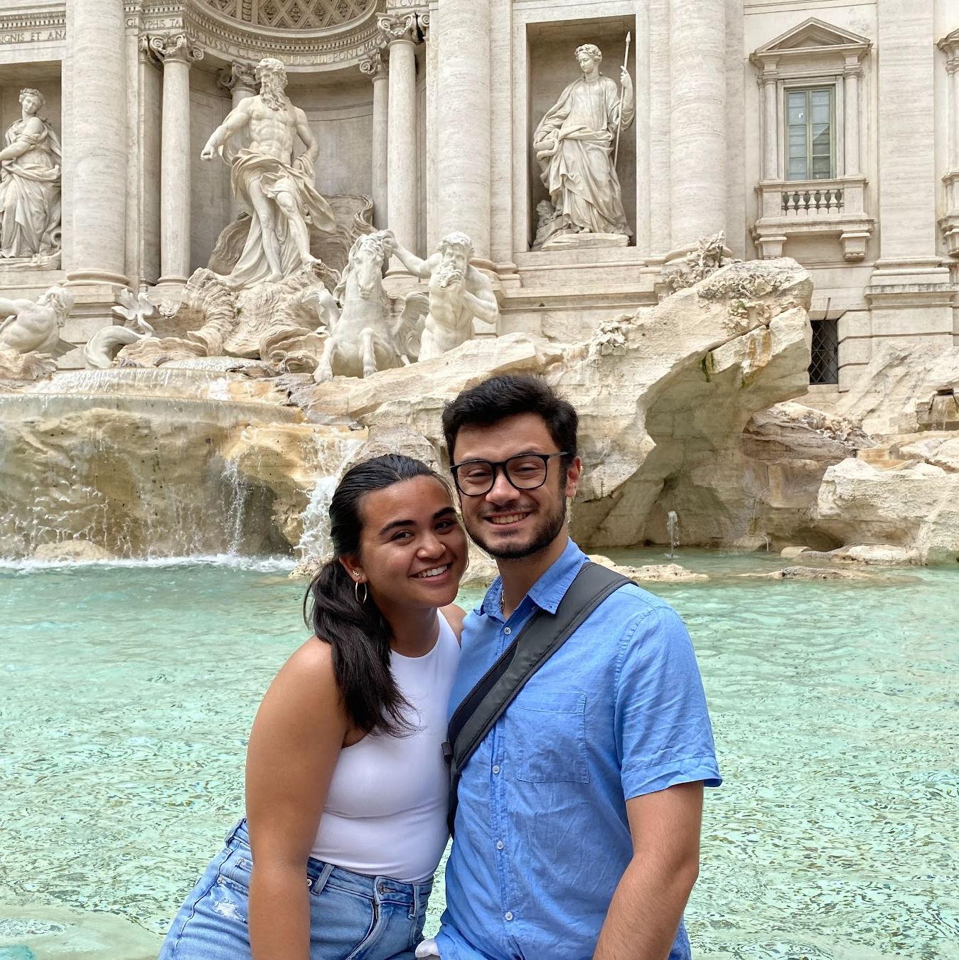 Trevi Fountain in Rome, Italy