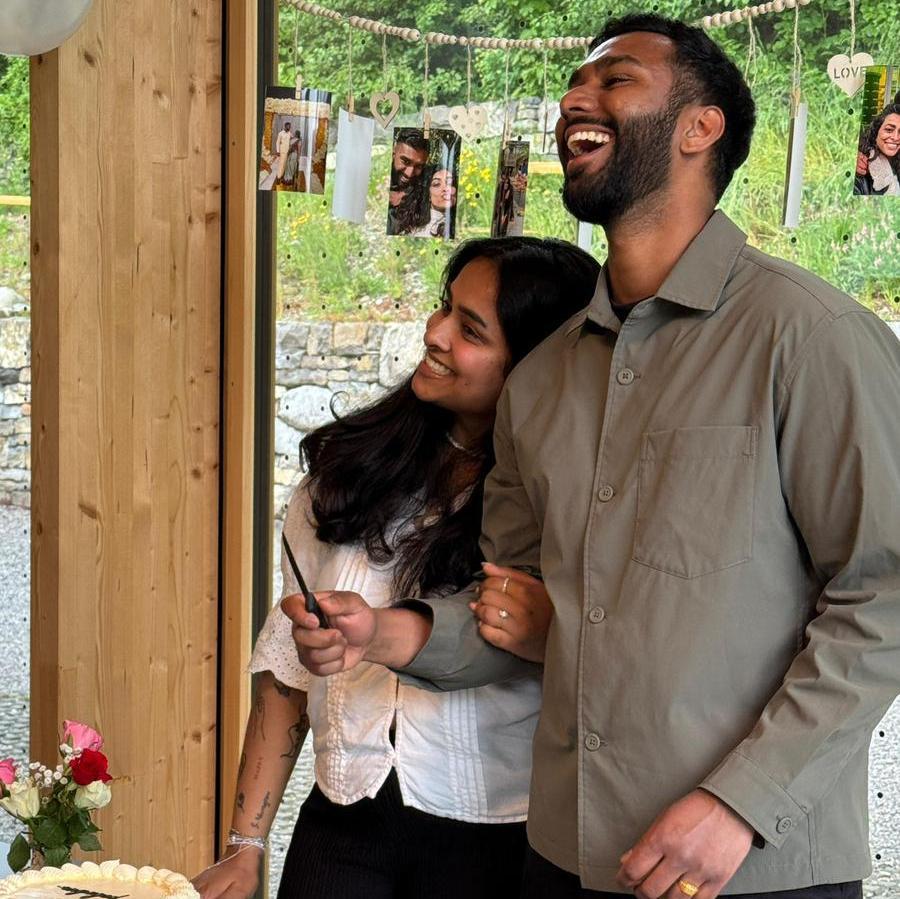 Surprise Engagement Party hosted by the family, May 2025