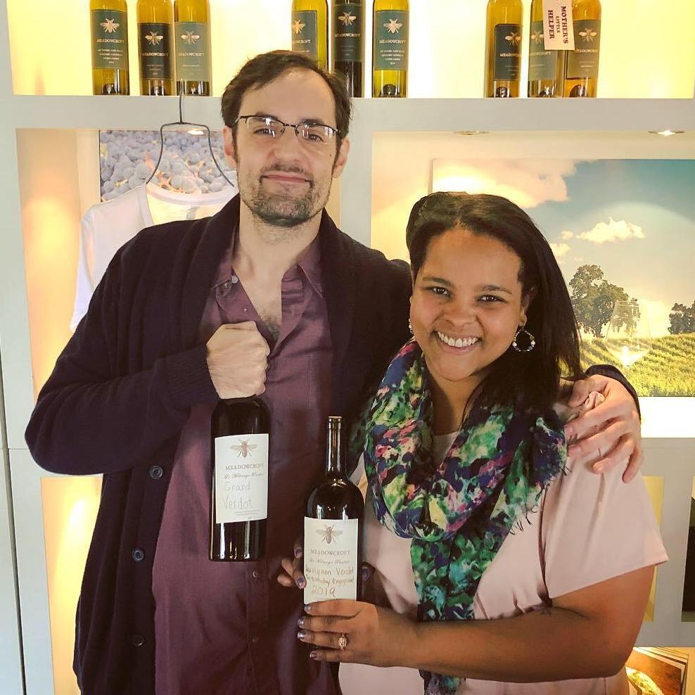 We blended and bottled our own wine. We plan to open them on our wedding night and 10th anniversary.