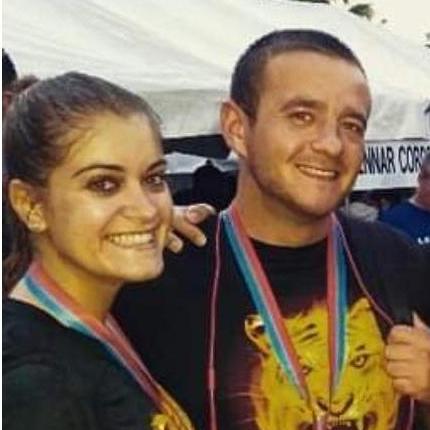 Our last corporate run together, March 2015