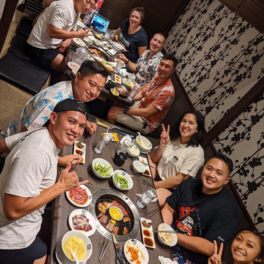 Good times with good friends.