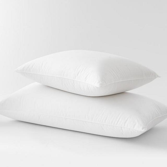 Heirloom European White Goose Down Pillow- Standard, Medium
